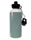 Swimming Fish Optical Illusion Aluminum 600ml Water Bottle All Over Print-Water Bottles-TooLoud-White-Davson Sales