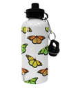 Monarch Butterflies AOP Aluminum 600ml Water Bottle All Over Print-Water Bottles-TooLoud-White-Davson Sales