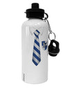 Wizard Uniform Blue and Silver AOP Aluminum 600ml Water Bottle All Over Print-Water Bottles-TooLoud-White-Davson Sales
