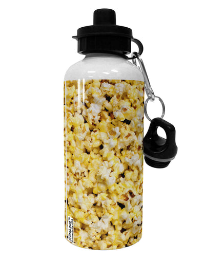 Popcorn All Over Aluminum 600ml Water Bottle All Over Print-Water Bottles-TooLoud-White-Davson Sales