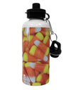 Candy Corn Aluminum 600ml Water Bottle All Over Print by TooLoud-Water Bottles-TooLoud-White-Davson Sales