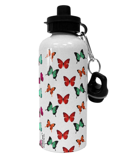 Pretty Butterflies AOP Aluminum 600ml Water Bottle All Over Print-Water Bottles-TooLoud-White-Davson Sales