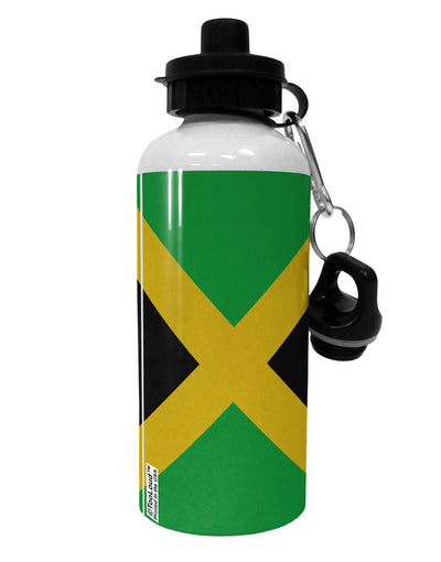 Jamaica Flag AOP Aluminum 600ml Water Bottle All Over Print-Water Bottles-TooLoud-White-Davson Sales