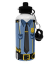 Police Blue-Gold AOP Aluminum 600ml Water Bottle All Over Print-Water Bottles-TooLoud-White-Davson Sales