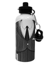 Pinstripe Gangster Jacket Printed Costume Aluminum 600ml Water Bottle All Over Print-Water Bottles-TooLoud-White-Davson Sales