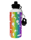 Splatter AOP - Rainbow Aluminum 600ml Water Bottle All Over Print-Water Bottles-TooLoud-White-Davson Sales