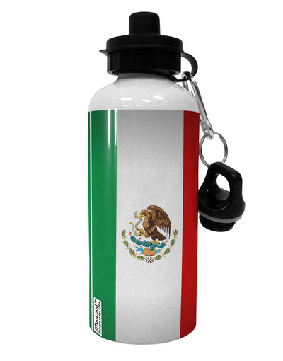 Mexico Flag AOP Aluminum 600ml Water Bottle All Over Print-Water Bottles-TooLoud-White-Davson Sales