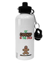 Lil Cookie In The Oven - Maternity AOP Aluminum 600ml Water Bottle All Over Print-Water Bottles-TooLoud-White-Davson Sales