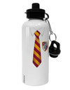 TooLoud Wizard Uniform Red and Yellow Aluminum 600ml Water Bottle All Over Print-Water Bottles-TooLoud-White-Davson Sales