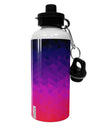 Geometric Gradient AOP Aluminum 600ml Water Bottle All Over Print by TooLoud-Water Bottles-TooLoud-White-Davson Sales