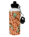 Orange and Green Cereal All Over Aluminum 600ml Water Bottle All Over Print-Water Bottles-TooLoud-White-Davson Sales