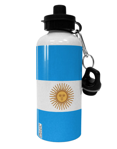 Argentina Flag AOP Aluminum 600ml Water Bottle All Over Print-Water Bottles-TooLoud-White-Davson Sales