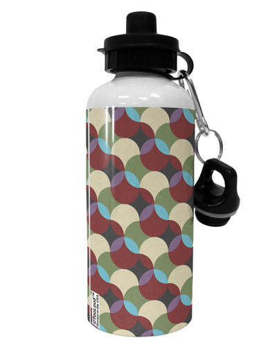 Geometric Abstract AOP Aluminum 600ml Water Bottle All Over Print by TooLoud-Water Bottles-TooLoud-White-Davson Sales