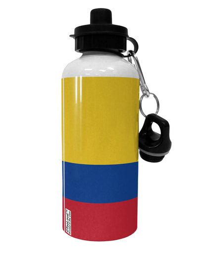 Colombia Flag AOP Aluminum 600ml Water Bottle All Over Print-Water Bottles-TooLoud-White-Davson Sales