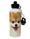 Adorable Pomeranian 1 Aluminum 600ml Water Bottle All Over Print-Water Bottles-TooLoud-White-Davson Sales