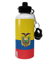 Ecuador Flag AOP Aluminum 600ml Water Bottle All Over Print-Water Bottles-TooLoud-White-Davson Sales