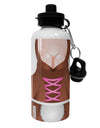 Sexy Dirndl Costume Brown Aluminum 600ml Water Bottle All Over Print by TooLoud-Water Bottles-TooLoud-White-Davson Sales