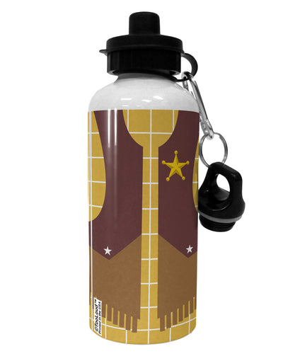 Cowboy Yellow AOP Aluminum 600ml Water Bottle All Over Print-Water Bottles-TooLoud-White-Davson Sales