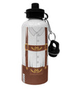 Lederhosen Costume Brown Aluminum 600ml Water Bottle All Over Print by TooLoud-Water Bottles-TooLoud-White-Davson Sales