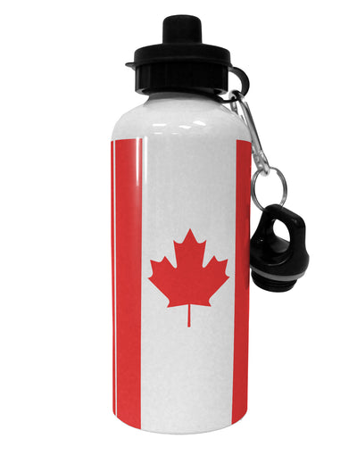 Canadian Flag All Over Aluminum 600ml Water Bottle All Over Print by TooLoud-Water Bottles-TooLoud-White-Davson Sales