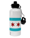 Chicago Flag AOP Aluminum 600ml Water Bottle All Over Print-Water Bottles-TooLoud-White-Davson Sales