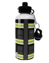 Firefighter Black AOP Aluminum 600ml Water Bottle All Over Print-Water Bottles-TooLoud-White-Davson Sales