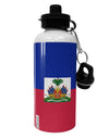 Haiti Flag AOP Aluminum 600ml Water Bottle All Over Print-Water Bottles-TooLoud-White-Davson Sales