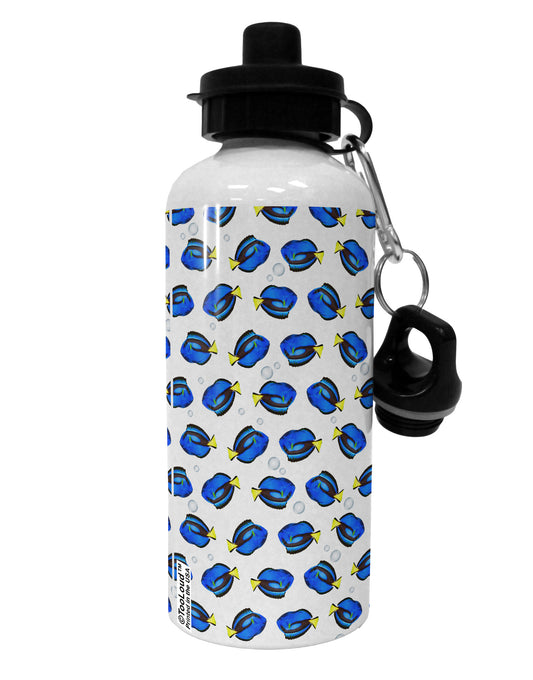 Blue Tang Fish AOP Aluminum 600ml Water Bottle All Over Print-Water Bottles-TooLoud-White-Davson Sales