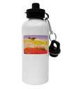 Planet Mars Watercolor Aluminum 600ml Water Bottle-Water Bottles-TooLoud-White-Davson Sales