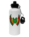 Dilophosaurus Design - Color Aluminum 600ml Water Bottle by TooLoud-Water Bottles-TooLoud-White-Davson Sales