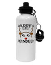 Daddy's Lil Reindeer Boy Aluminum 600ml Water Bottle-Water Bottles-TooLoud-White-Davson Sales