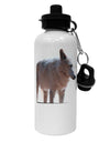 Magnificent Full White Wolf Aluminum 600ml Water Bottle-Water Bottles-TooLoud-White-Davson Sales