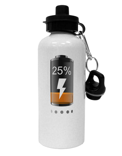 Low Energy 25 Percent Aluminum 600ml Water Bottle-Water Bottles-TooLoud-White-Davson Sales