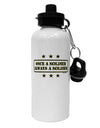 Always A Soldier Aluminum 600ml Water Bottle-Water Bottles-TooLoud-White-Davson Sales