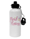 Maid of Honor - Diamond Ring Design - Color Aluminum 600ml Water Bottle-Water Bottles-TooLoud-White-Davson Sales