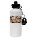 Buy Local Produce Potatoes Text Aluminum 600ml Water Bottle-Water Bottles-TooLoud-White-Davson Sales