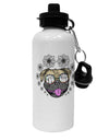 TooLoud Pug Life Hippy Aluminum 600ml Water Bottle-Water Bottles-TooLoud-Davson Sales