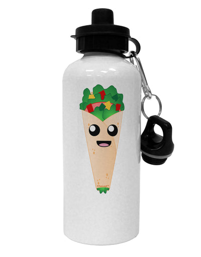 Cute Wrap Aluminum 600ml Water Bottle-Water Bottles-TooLoud-White-Davson Sales