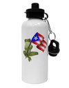 Coqui Holding Flag Aluminum 600ml Water Bottle-Water Bottles-TooLoud-White-Davson Sales