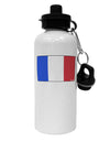 French Flag - France Aluminum 600ml Water Bottle by TooLoud-Water Bottles-TooLoud-White-Davson Sales