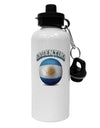 Soccer Ball Flag - Argentina Aluminum 600ml Water Bottle-Water Bottles-TooLoud-White-Davson Sales