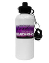 TooLoud We're All Just Wanderers Aluminum 600ml Water Bottle-Water Bottles-TooLoud-White-Davson Sales