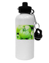 Watercolor Green Tomatoes Aluminum 600ml Water Bottle-Water Bottles-TooLoud-White-Davson Sales
