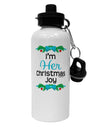 Her Christmas Joy Matching His & Hers Aluminum 600ml Water Bottle-Water Bottles-TooLoud-White-Davson Sales