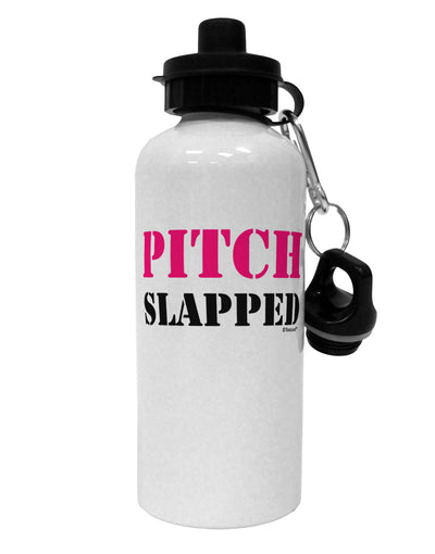 Pitch Slapped - Pink Aluminum 600ml Water Bottle-Water Bottles-TooLoud-White-Davson Sales