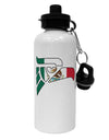 Hecho en Mexico Eagle Symbol - Mexican Flag Aluminum 600ml Water Bottle by TooLoud-Water Bottles-TooLoud-White-Davson Sales