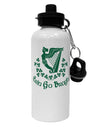 Erin Go Bragh Ireland Forever Aluminum 600ml Water Bottle-Water Bottles-TooLoud-White-Davson Sales