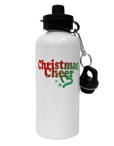 Christmas Cheer Color Aluminum 600ml Water Bottle-Water Bottles-TooLoud-White-Davson Sales