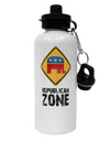 Republican Zone Aluminum 600ml Water Bottle-Water Bottles-TooLoud-White-Davson Sales