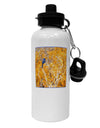 Blue Bird in Yellow Aluminum 600ml Water Bottle-Water Bottles-TooLoud-White-Davson Sales